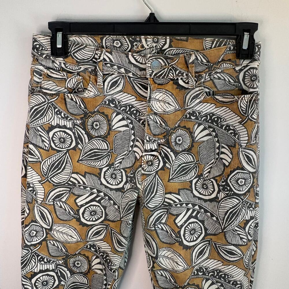 Ann Taylor Loft Botanical Skinny Ankle Jeans Size 6
